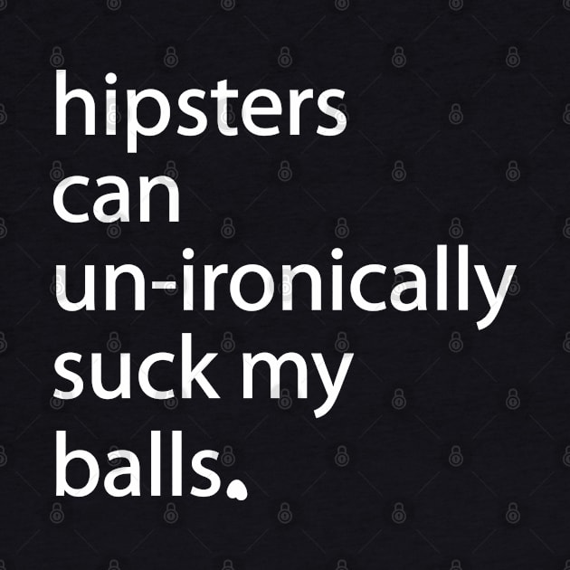 Hipster Balls (white) by Roufxis